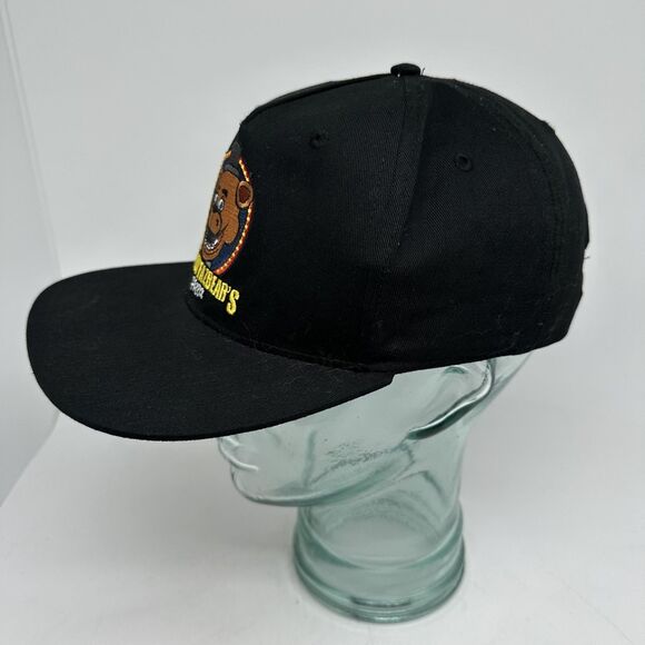 Five Nights at Freddy's Hat Cap Snap Back Black Freddy Fazbear Pizza Patch Mens - Picture 3 of 8